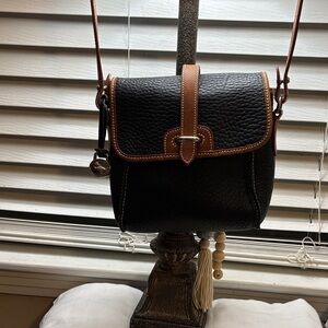 Dooney & Bourke Black and Brown Crossbody Bag